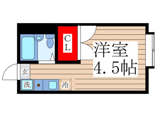 マキバハイツＡの物件間取画像